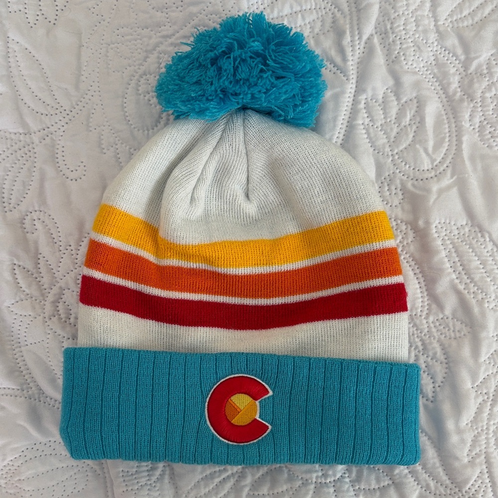 Yo Colorado Striped Winter Beanie Hat (Unisex)